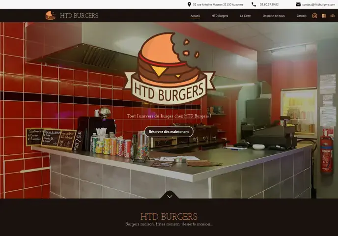 Le restaurant HTD Burgers